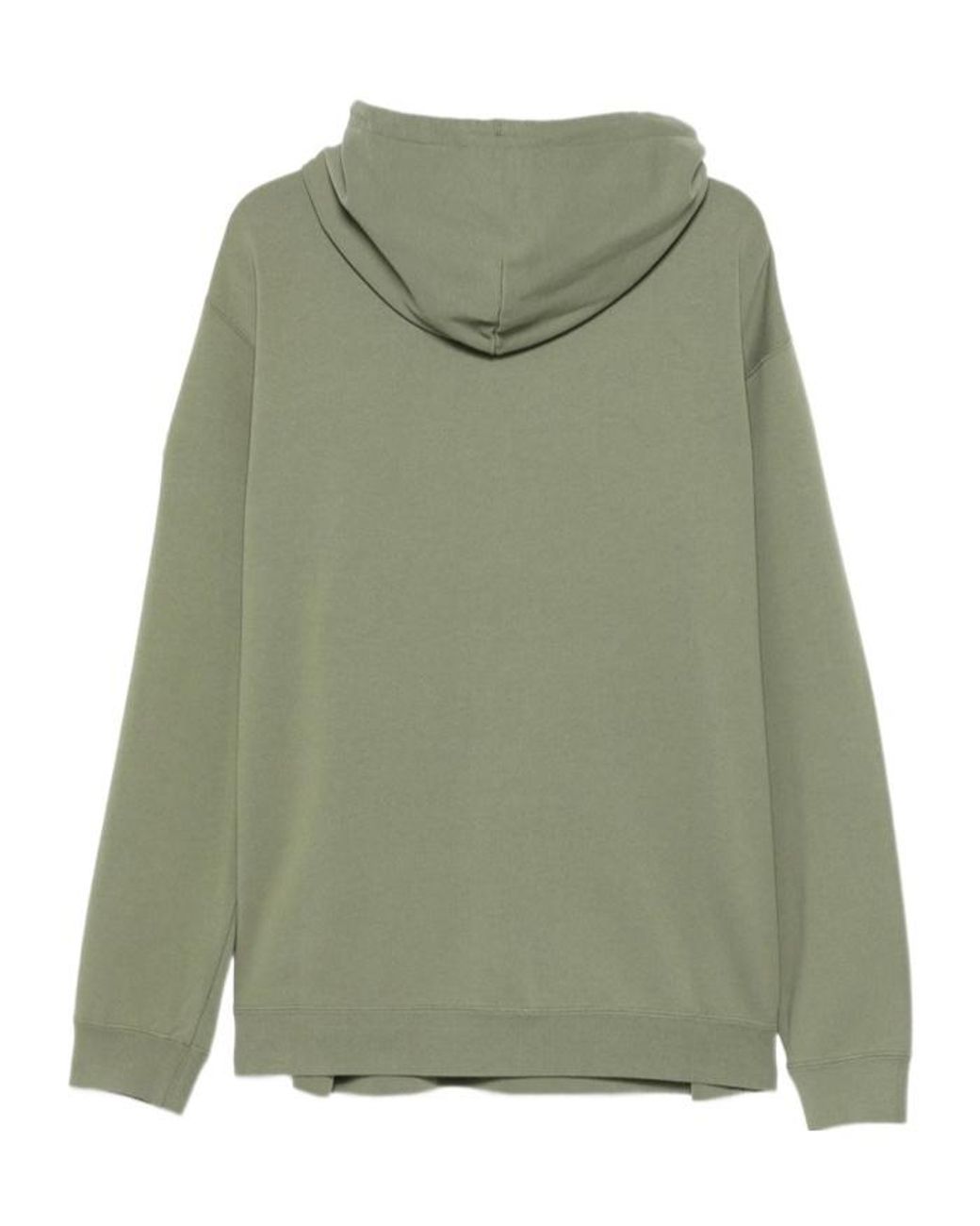 Canada Goose Green Logo-Patch Hoodie for men