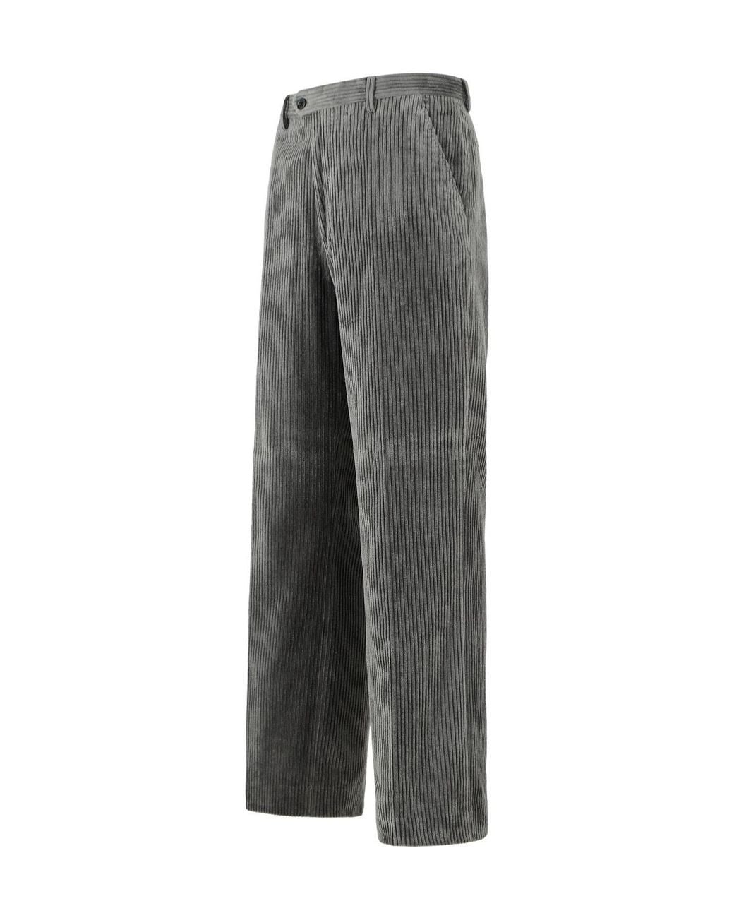 sunflower Gray Casual Trousers With Belt Loops for men