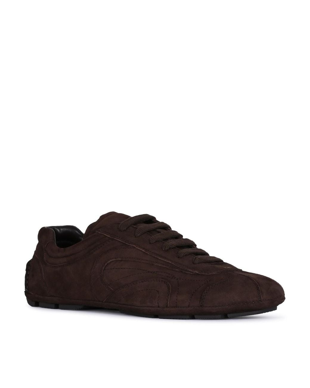 Prada Brown Low-Top Sneakers for men