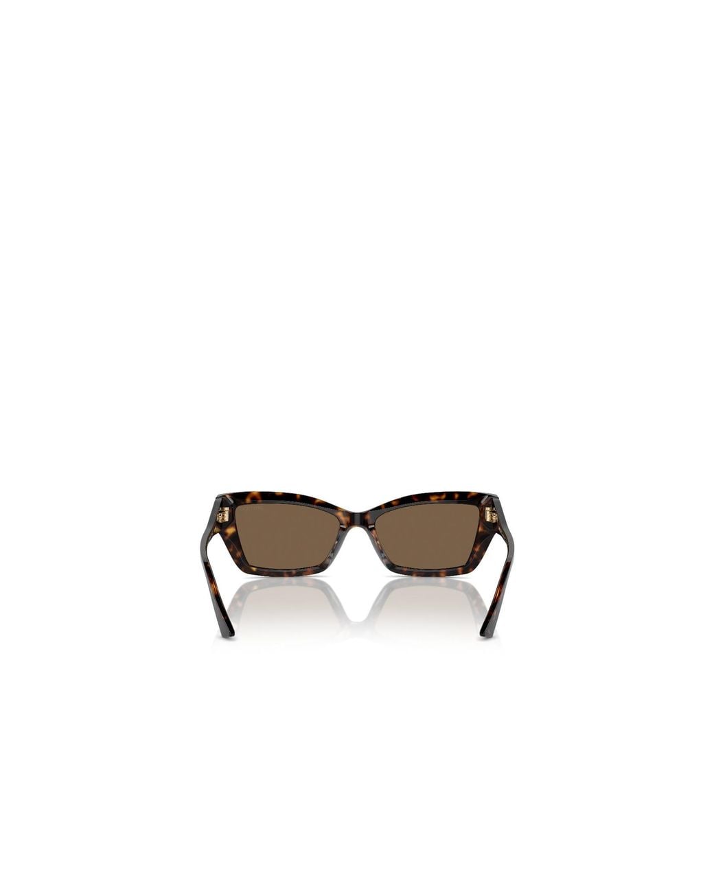 Jimmy Choo White Eyewear Rectangle Frame Sunglasses