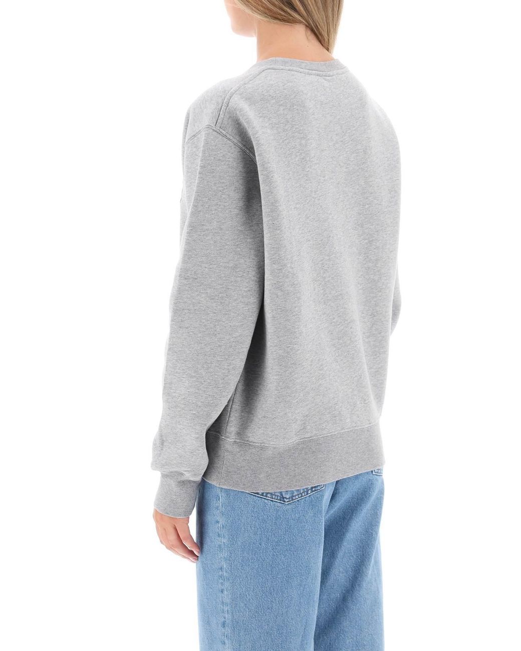 Autry Gray Round-Necked Sweater