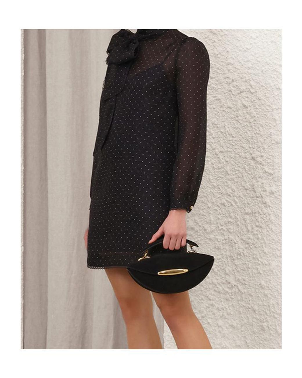 Zimmermann Black Dream Mini Dress
