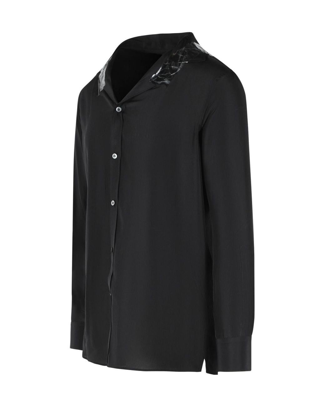 Maison Margiela Black Tape-Detail Long-Sleeve Shirt for men
