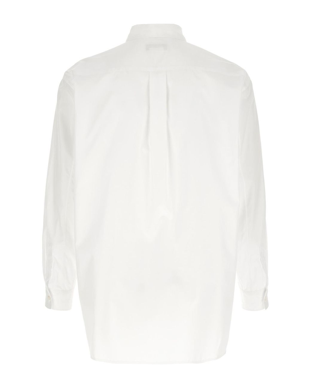 Comme des Garçons White Comme Des Garçons Homme Plus Geometric Cut-Out Oversized Shirt for men