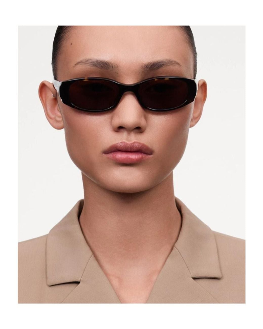 Chimi Multicolor Note Oval Frame Sunglasses