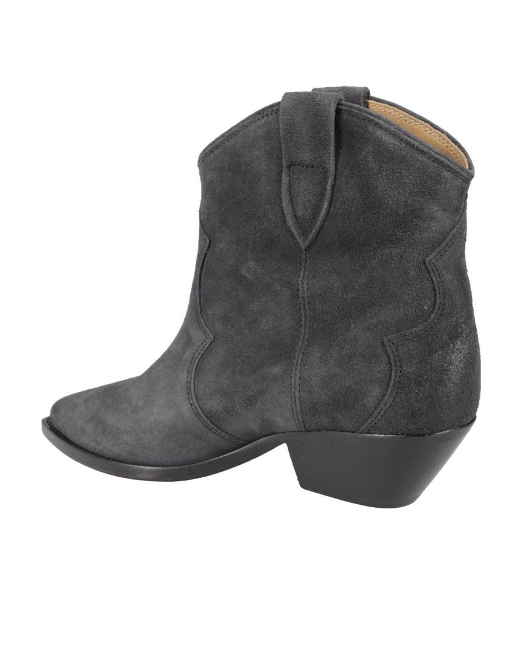 Isabel Marant Black Dewina Pointed Toe Anckle Boots