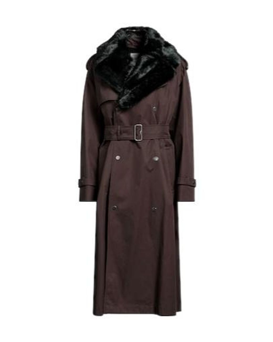 Burberry Brown Classic Long-Sleeve Trench Coat