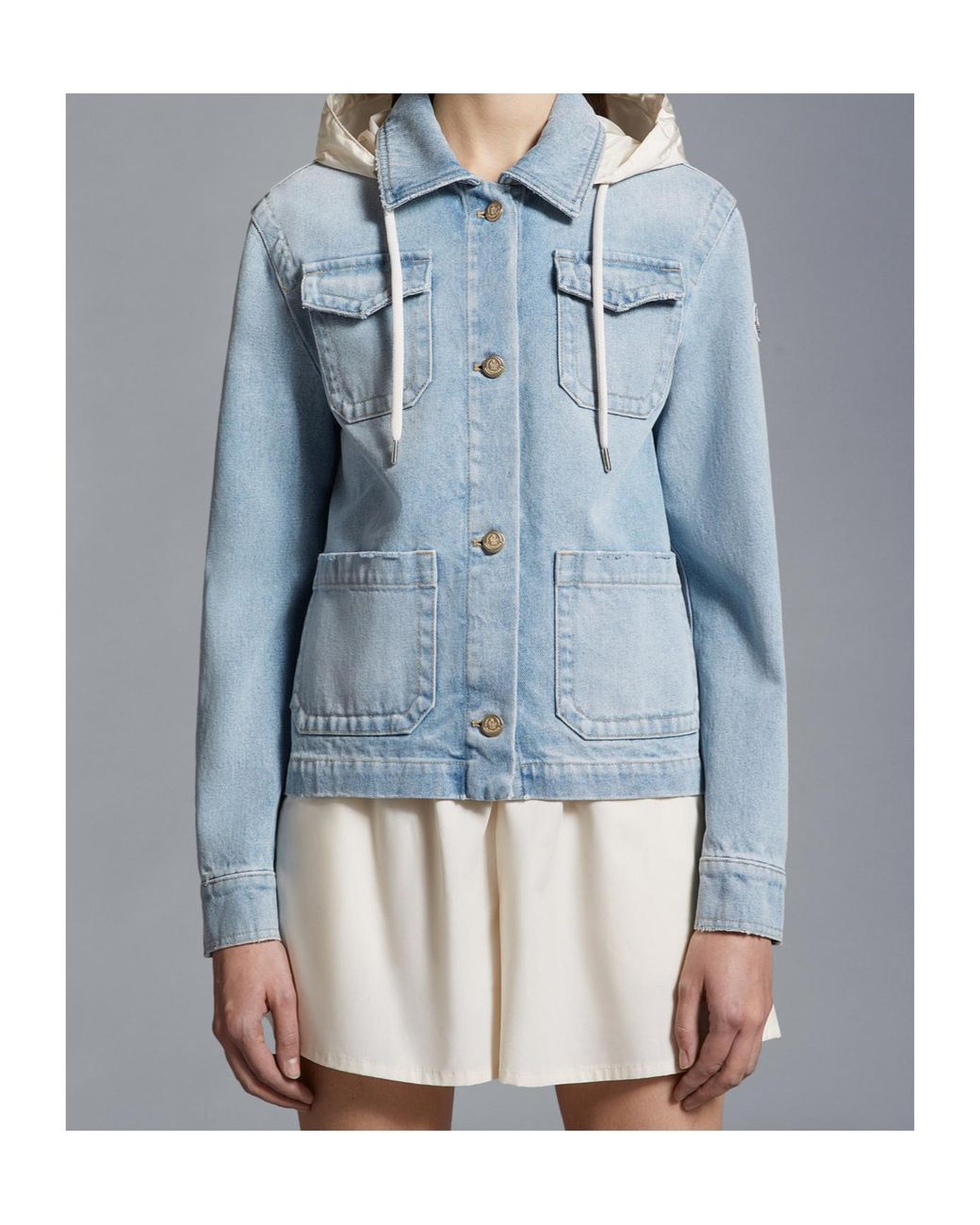 Moncler Blue Melissa Denim Jacket