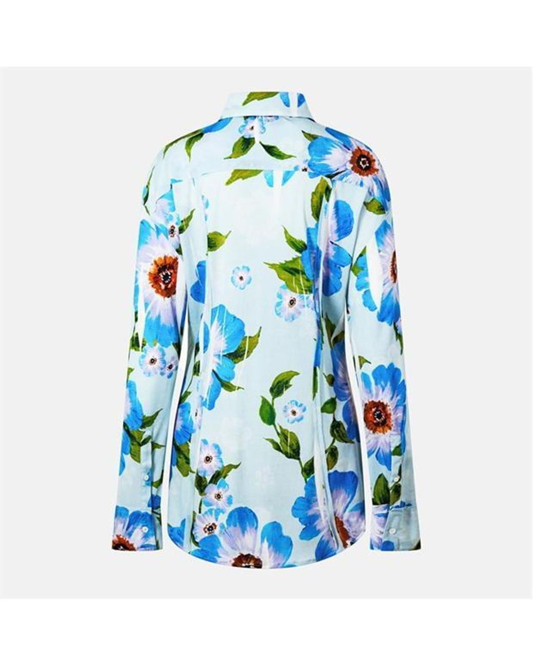 Acne Blue Long-Sleeved Shirt
