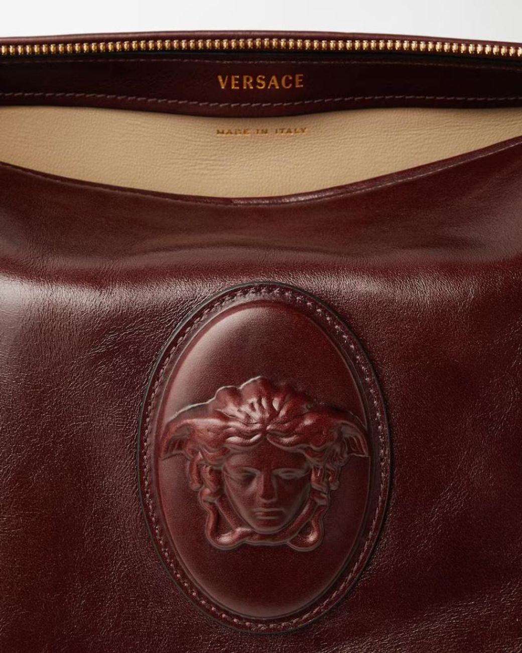 Versace Brown Romy Small Tote Bag