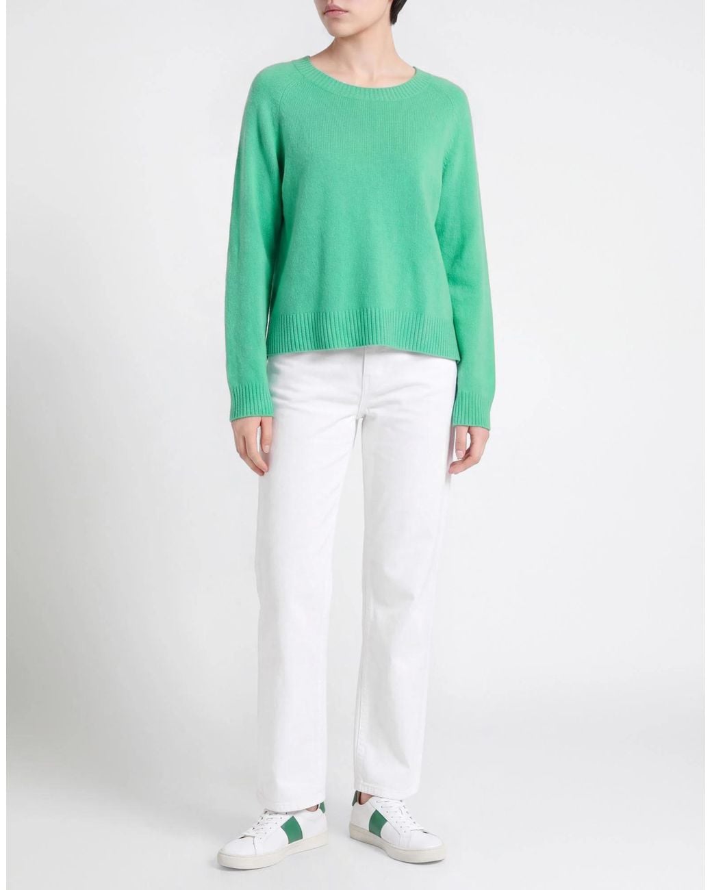 Weekend by Maxmara Green Cashmere Jumpers