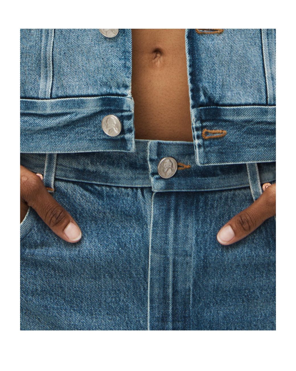Alexander Wang Blue Wide-Leg Ballon Jeans