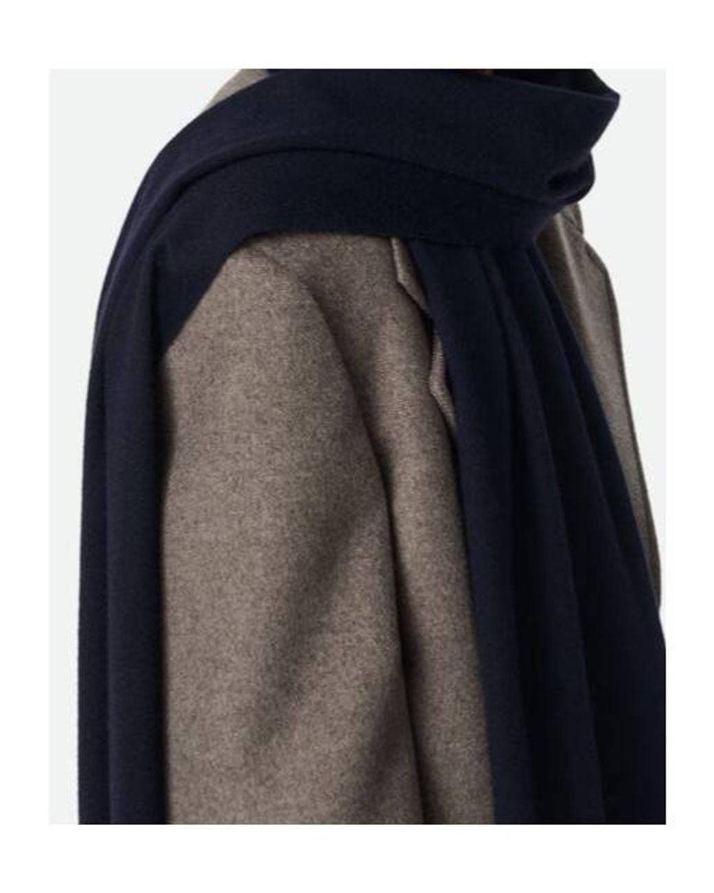 Bottega Veneta Blue Cashmere Scarf for men