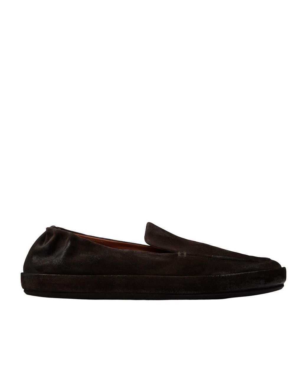 Marsèll Black Scatopelle Suede Loafers for men