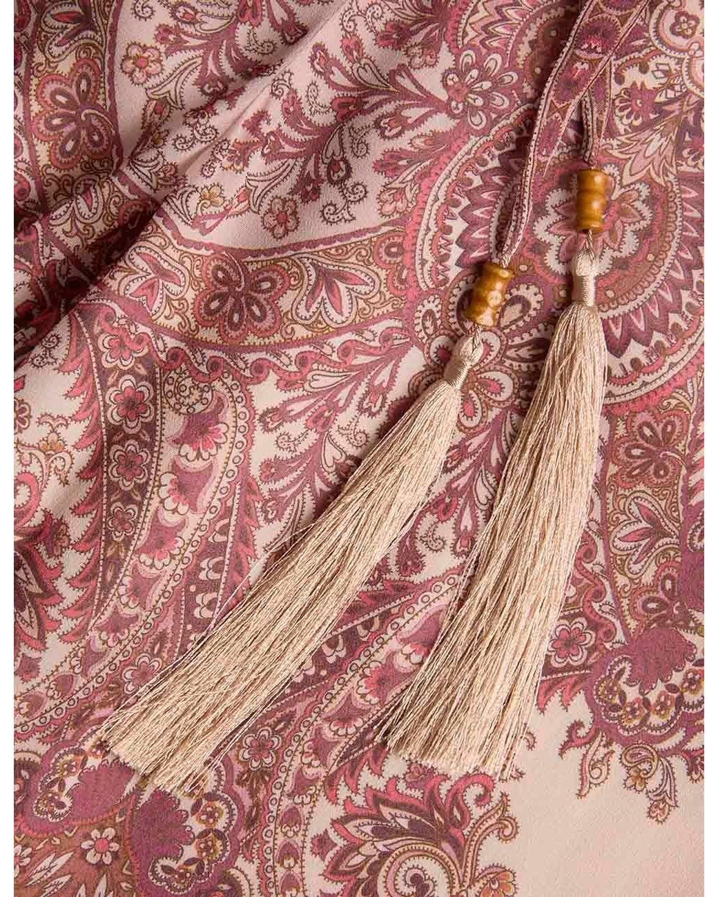 Zimmermann Pink Clash Georgette Pant