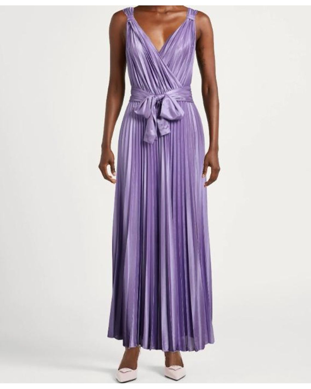 MAX&Co. Purple Long Dresses
