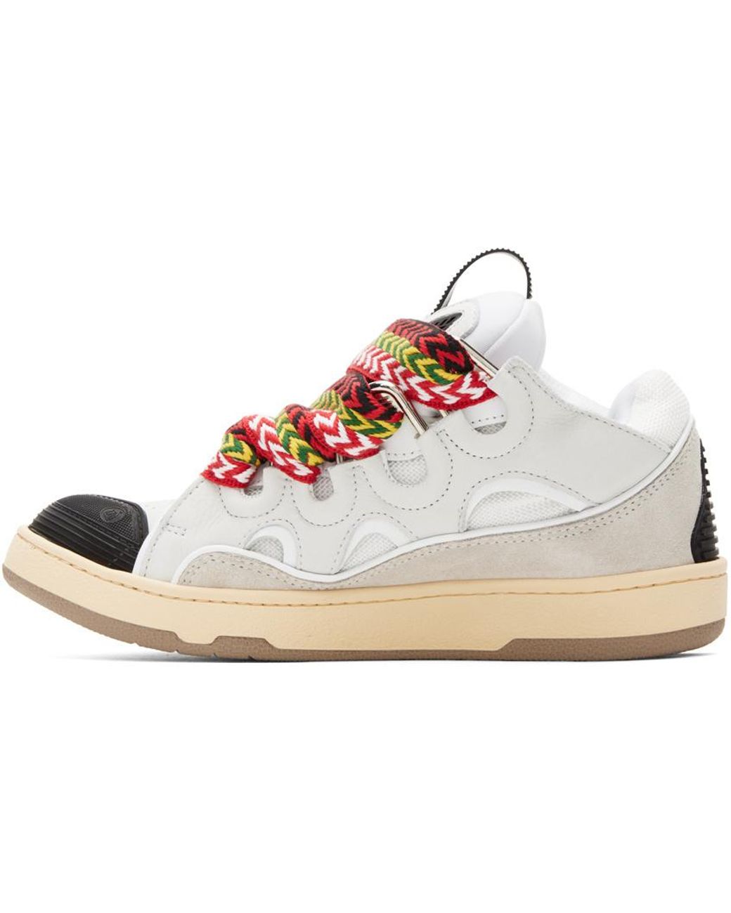 Lanvin Natural Curb Low-Top Sneakers for men
