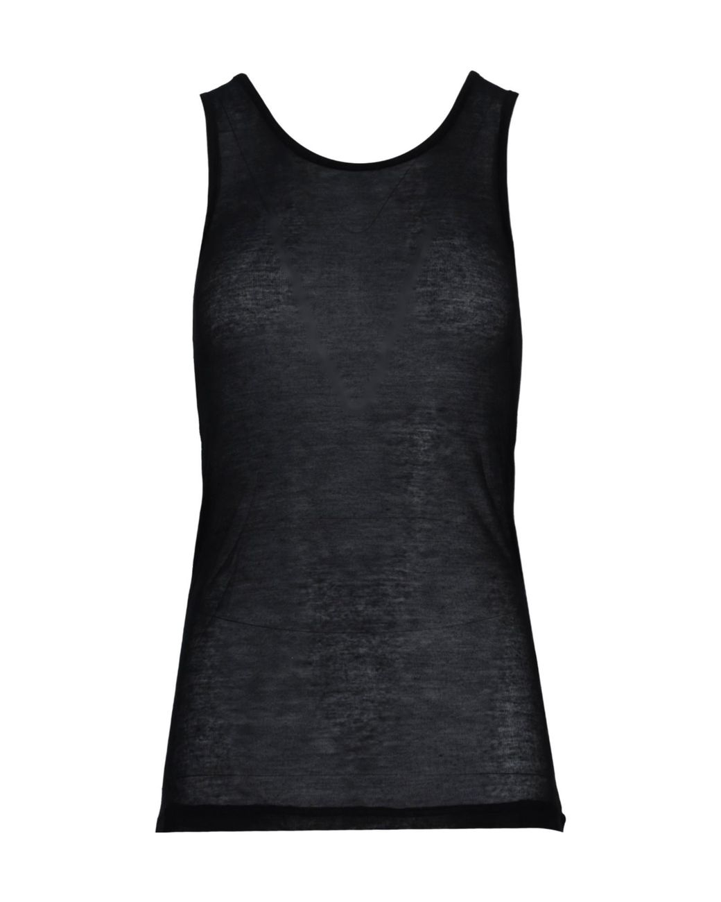 Ann Demeulemeester Black Fonsin Jersey Tank Top