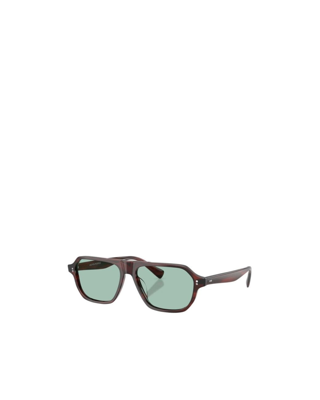 Oliver Peoples Green Remment Geometric-Frame Sunglasses for men