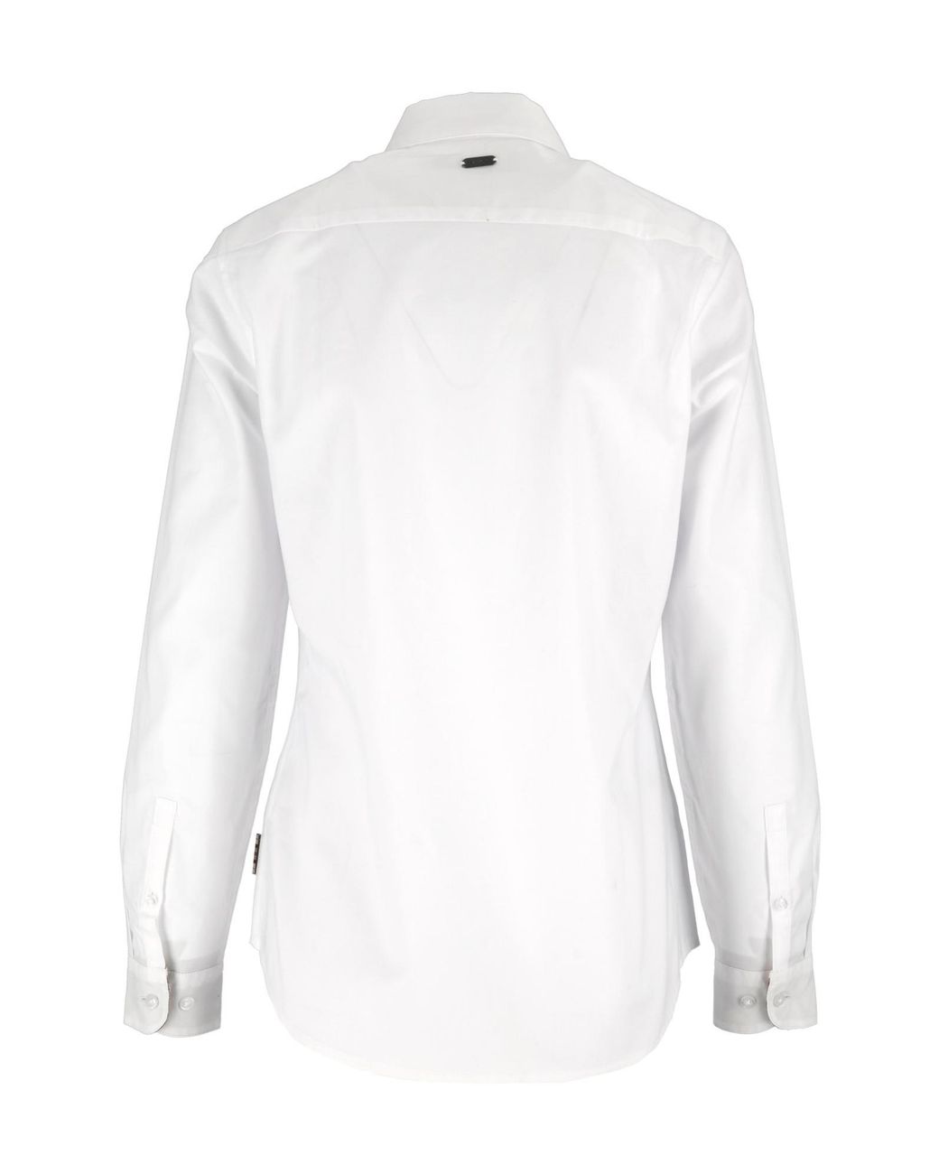 Barbour White Collared Button-Up Shirt