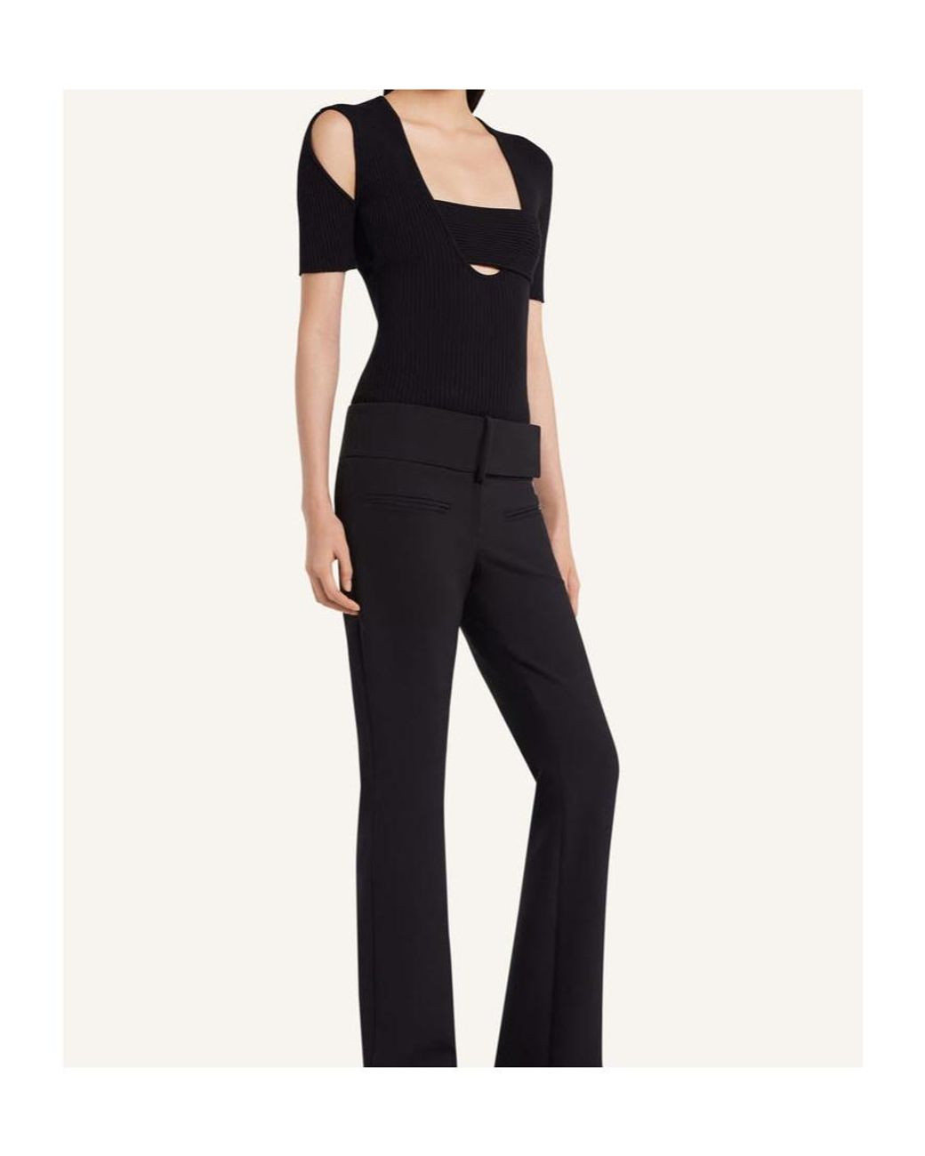Courreges Black Infinity Jumper