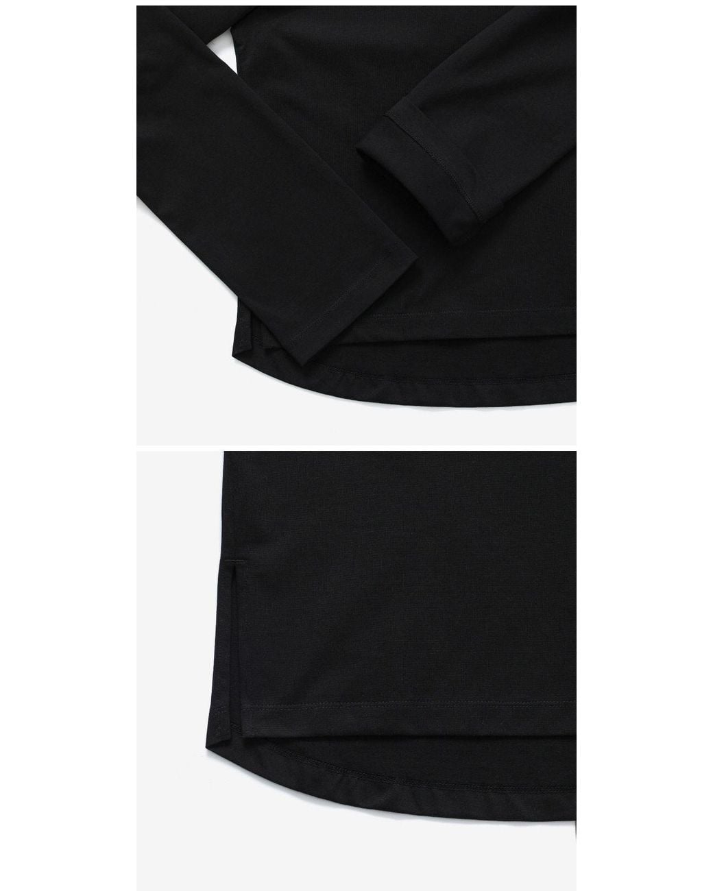 Wooyoungmi Black Long-Sleeved T-Shirt