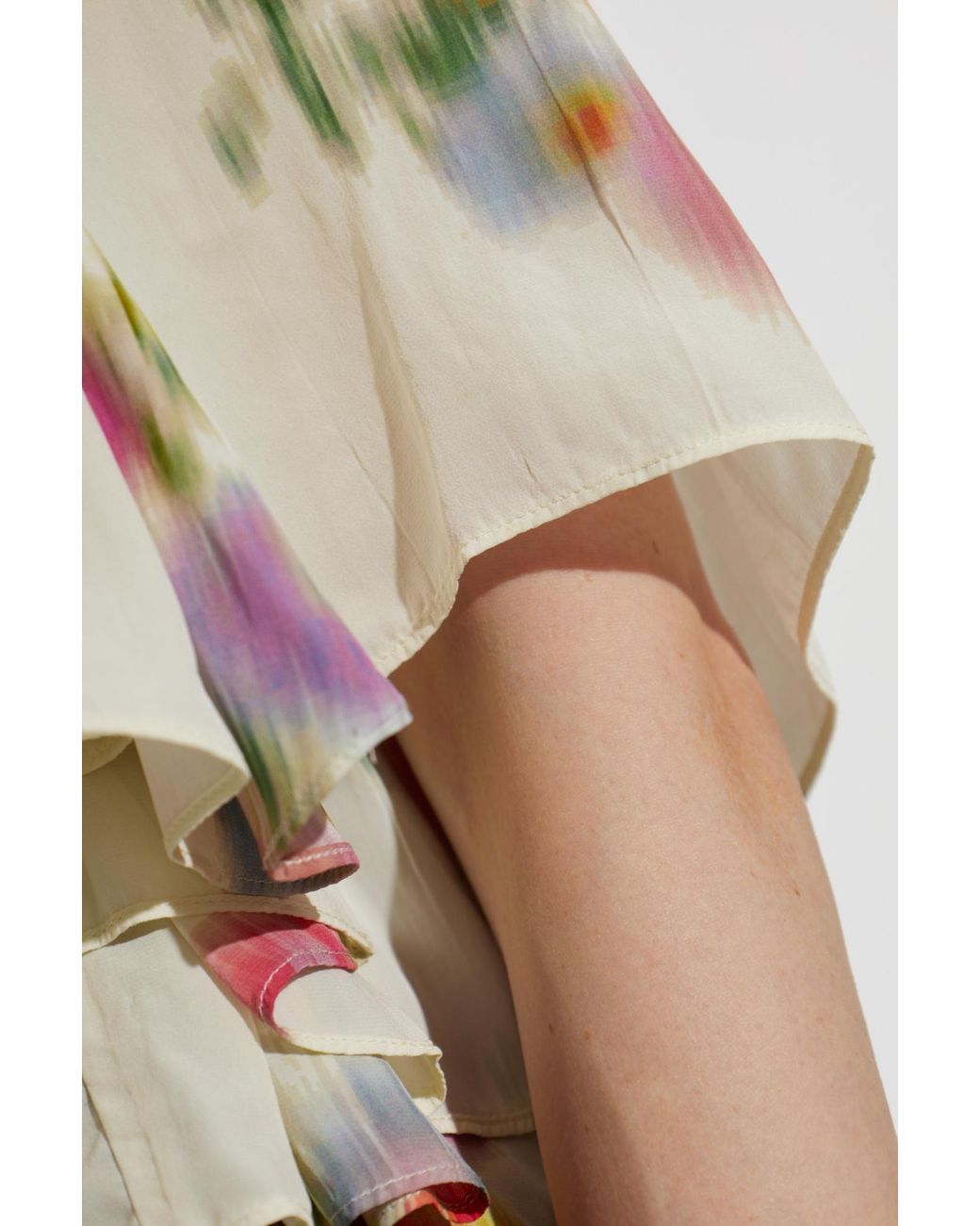Isabel Marant White Isabel Marant Étoile Lara Pleated Cape Top