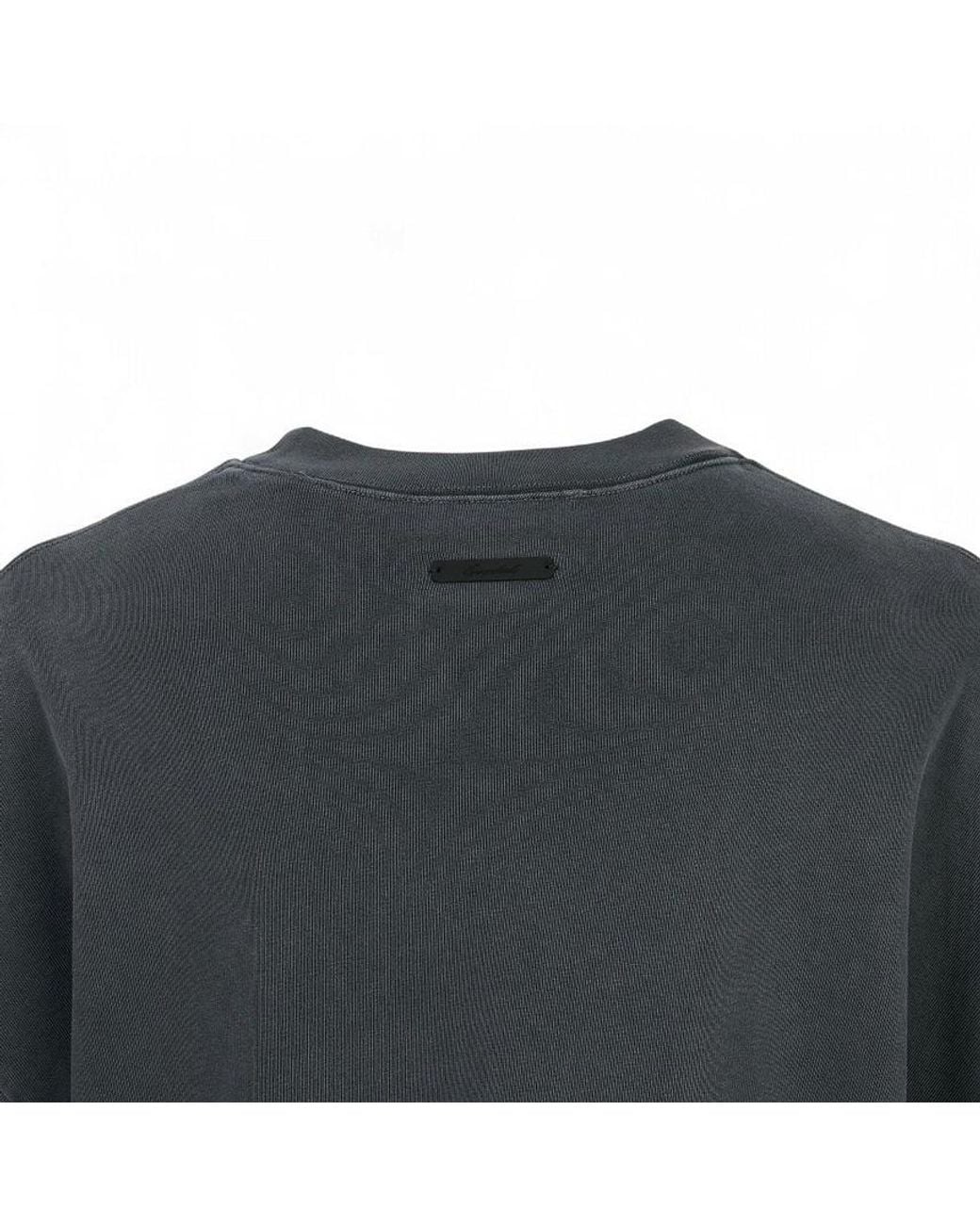 Fear Of God Black Faded Pattern T-Shirt for men