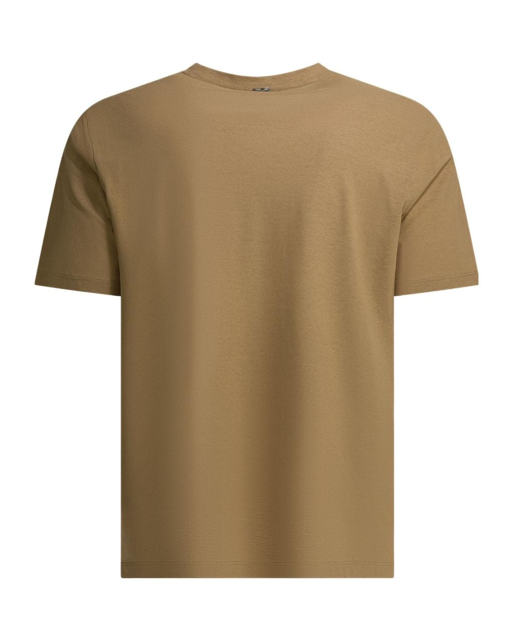 Herno Natural Short Sleeve Crewneck T-Shirt for men