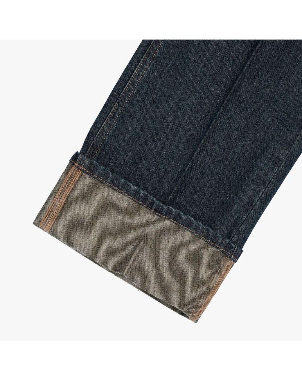Miu Miu Blue Five-Pocket Denim Jeans