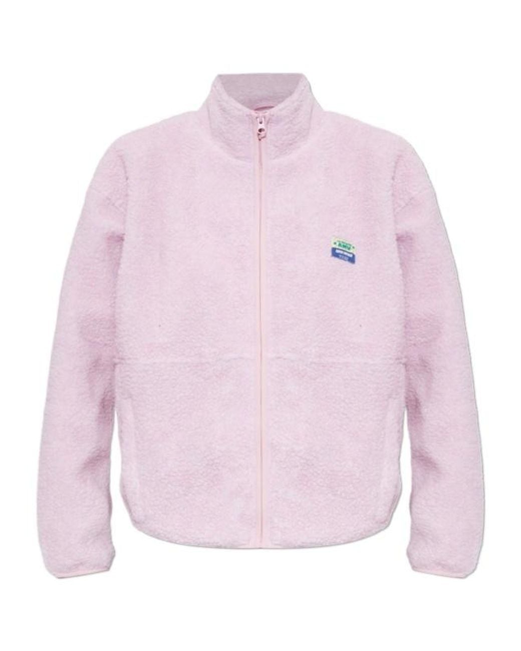 American Vintage Pink Super Vintage Fleece Jacket