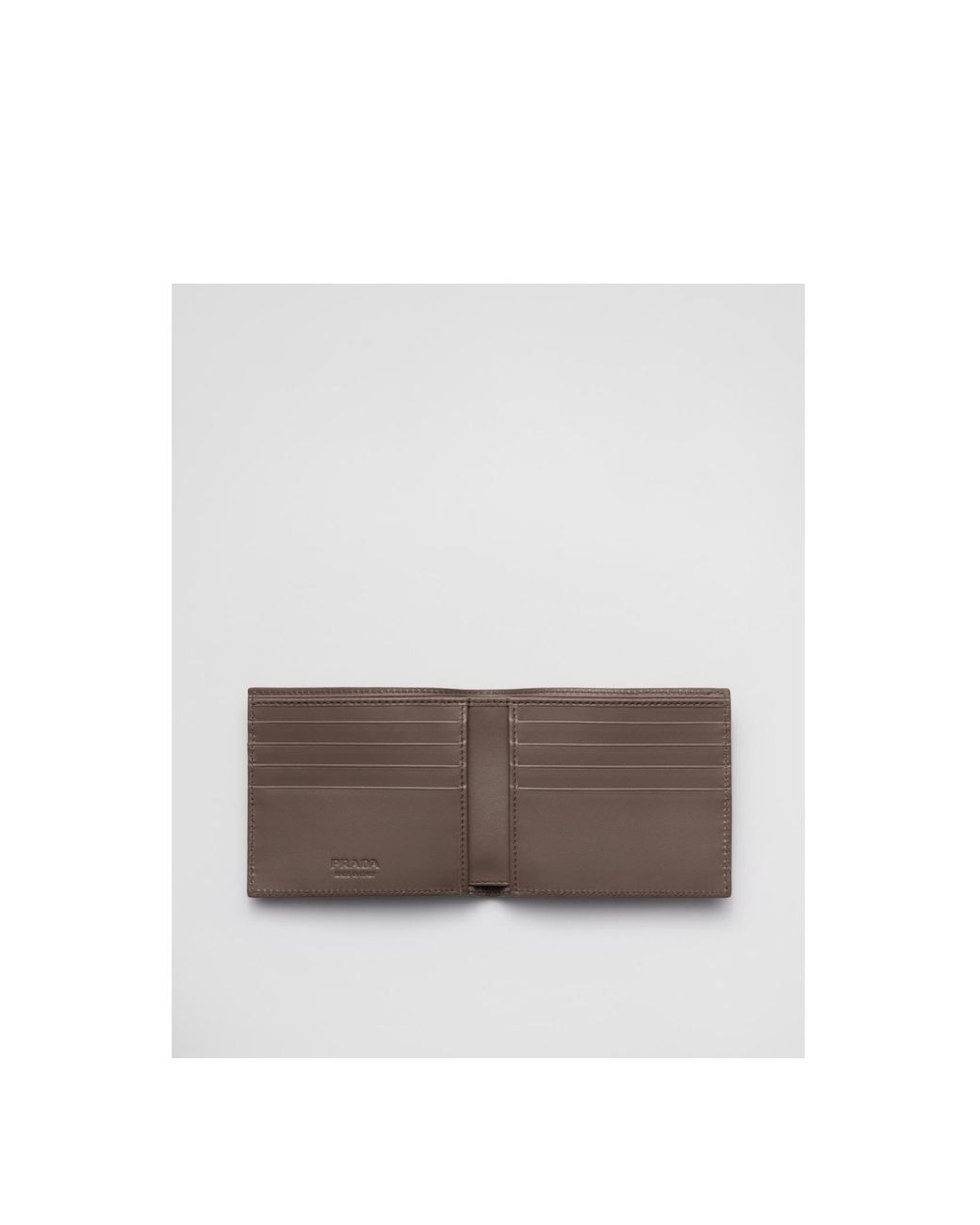 Prada Brown Leather Wallet for men