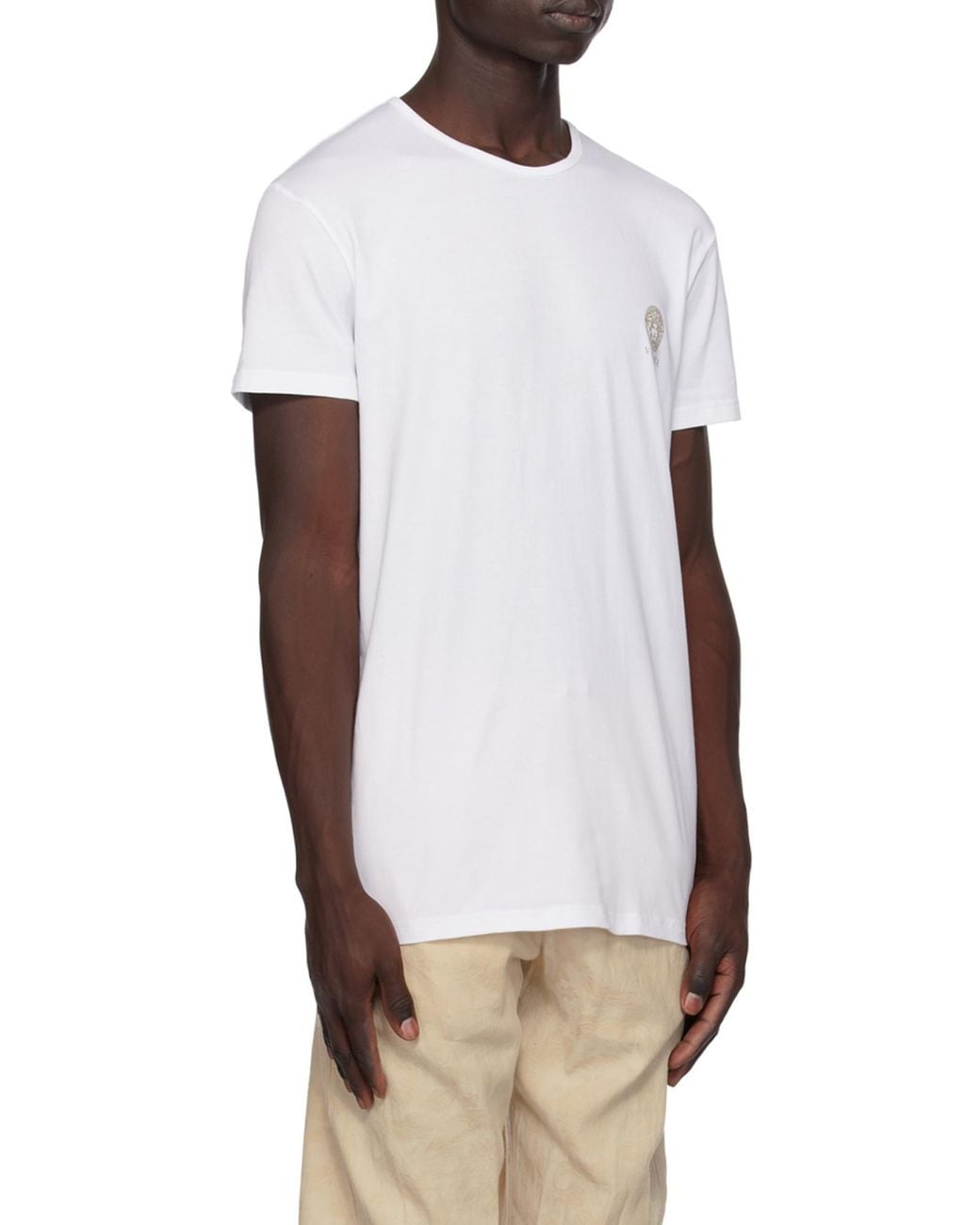 Versace Black 2-Pack Crewneck T-Shirts for men