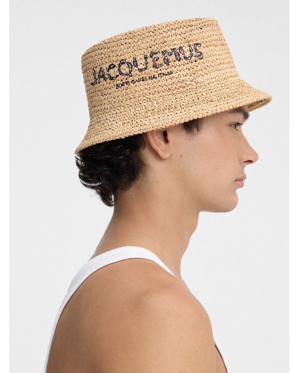 Jacquemus Natural Le Bob Pesco Bucket Hat