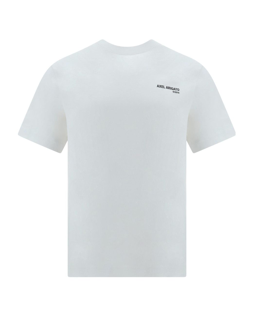 Axel Arigato White Legacy Logo Printed T-Shirt for men