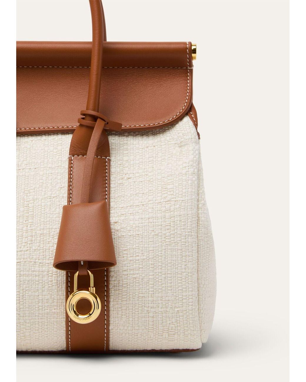 Loro Piana Brown Loom L25 Shoulder Bag