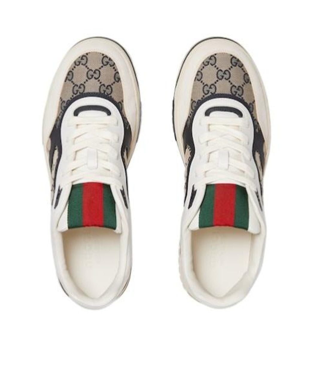Gucci White Re-Web Monogram Sneaker for men