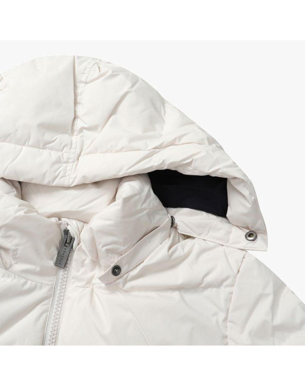 Pyrenex White Long-Sleeved Down Jacket