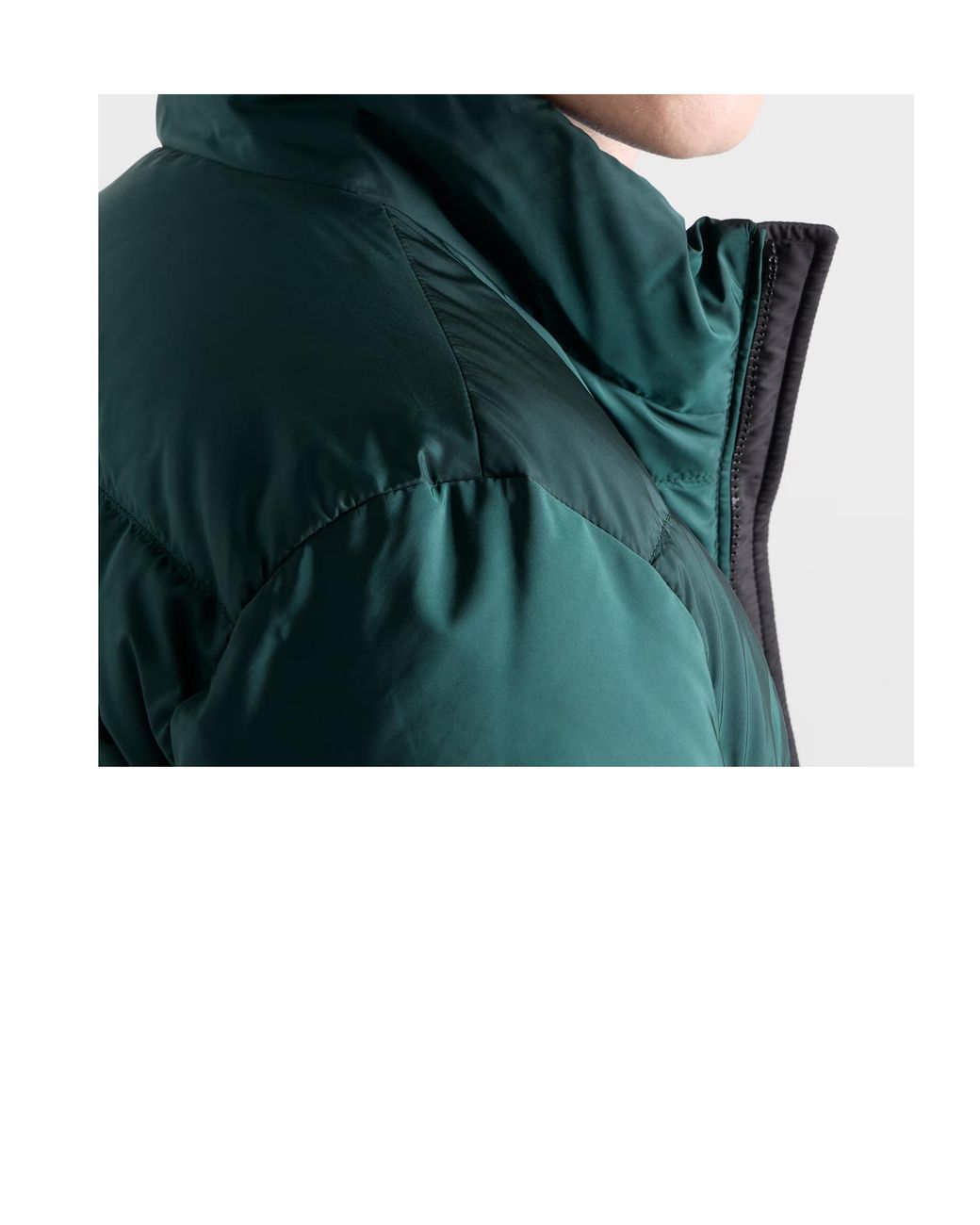 Prada Green Medium-Weight Re-Nylon Down Jacket for men