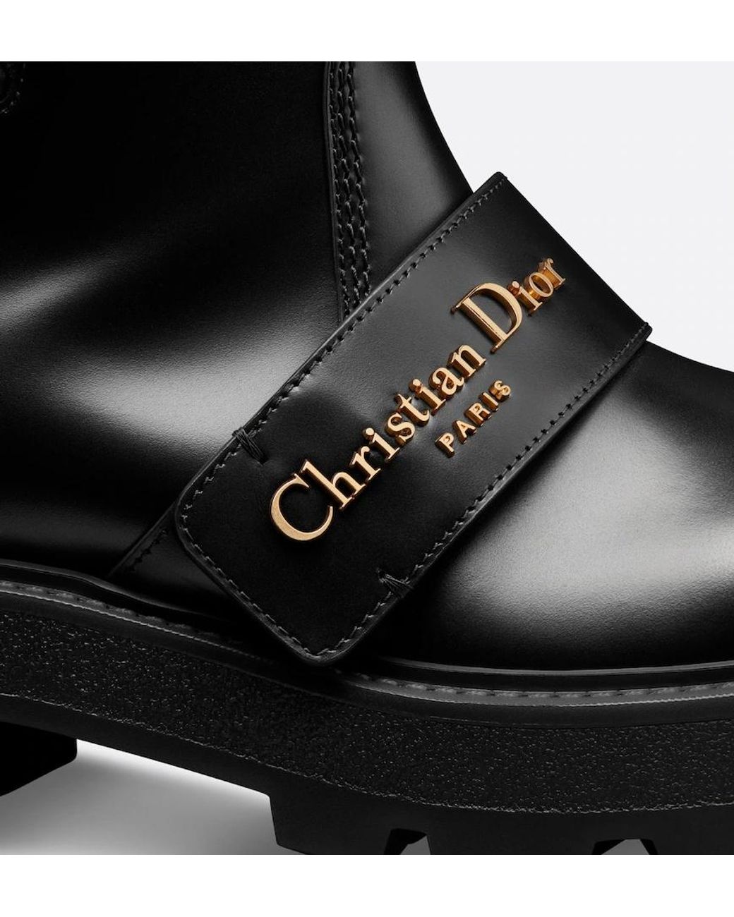 Dior D-Quest Ankle Boots in Black | Lyst