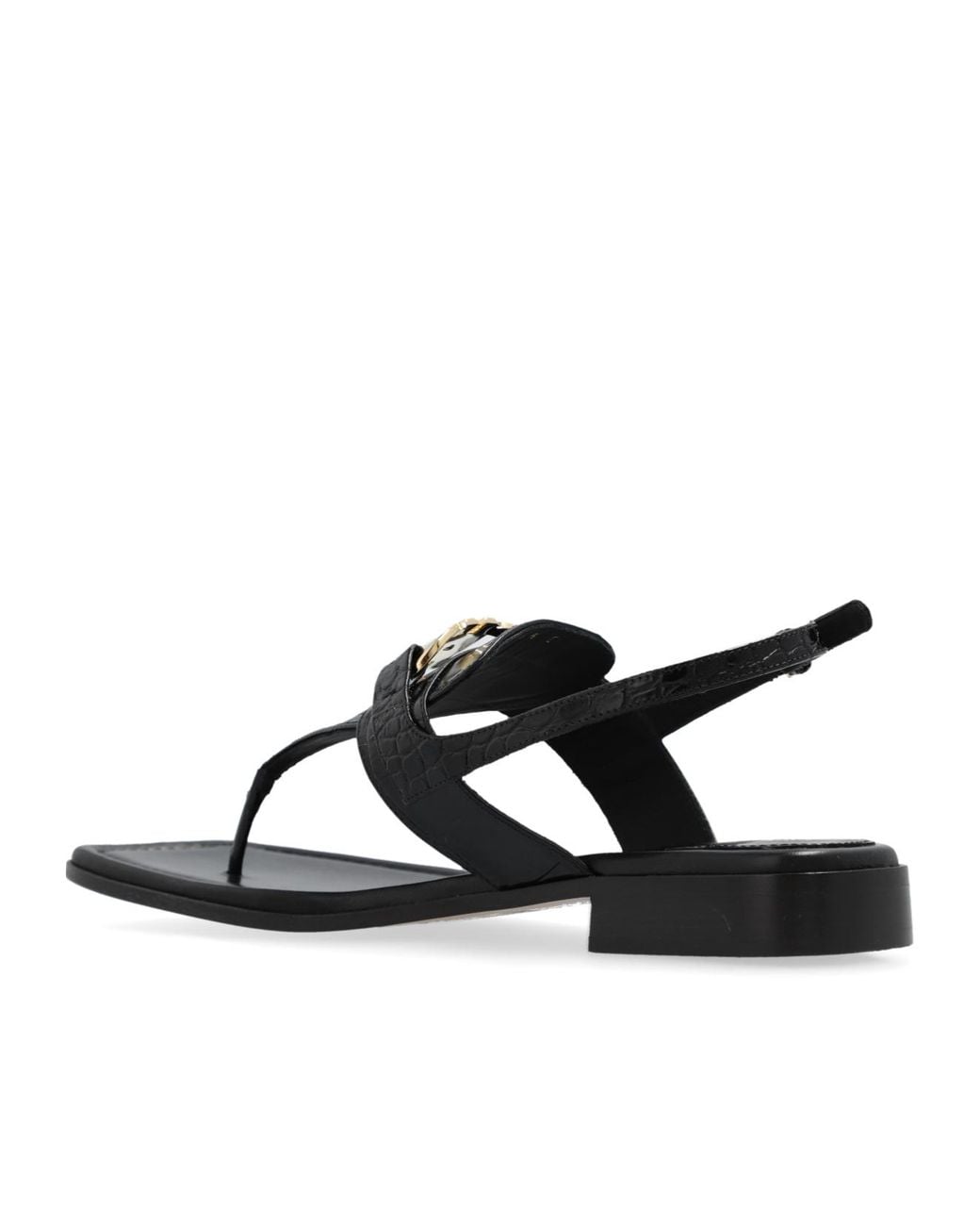 Ferragamo Multicolor Ferragamo Lula Embossed Gancini Sandals