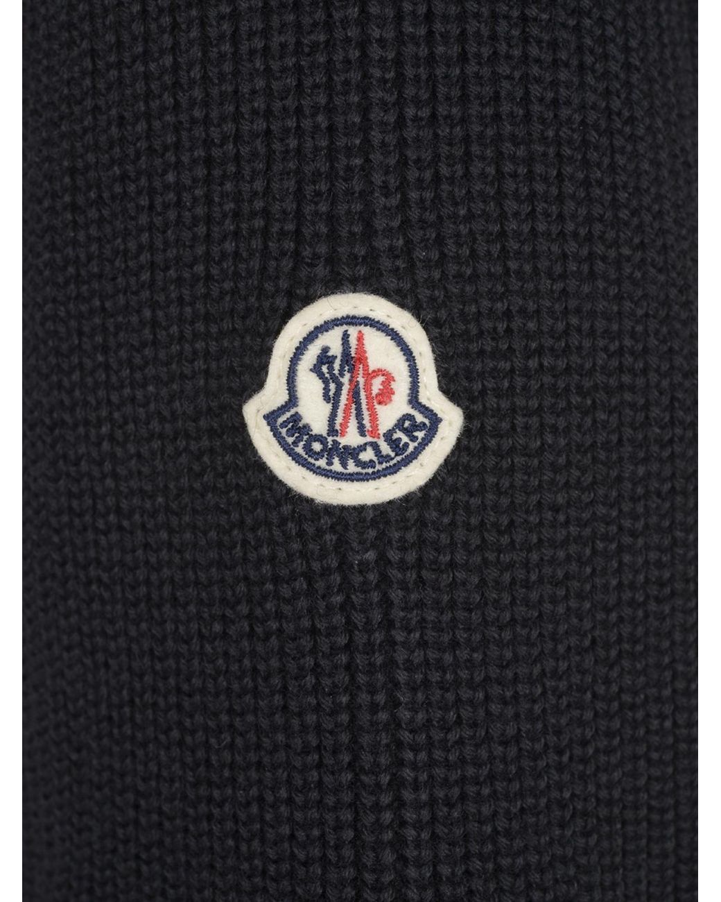 Moncler Black Padded Front Zip Jacket for men