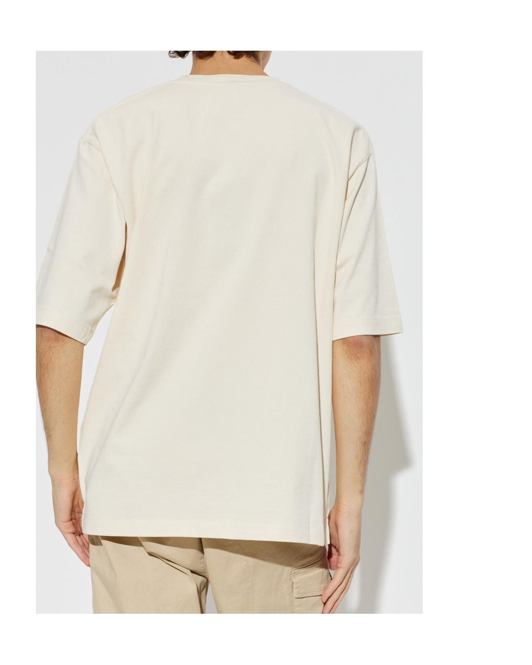 DSquared² White Snowy Dream Loose Fit T-Shirt for men
