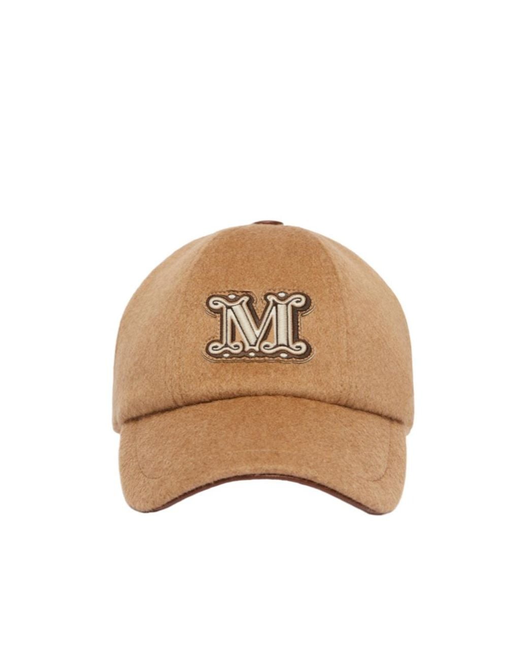 Max Mara Natural Logo Embroidered Baseball Cap