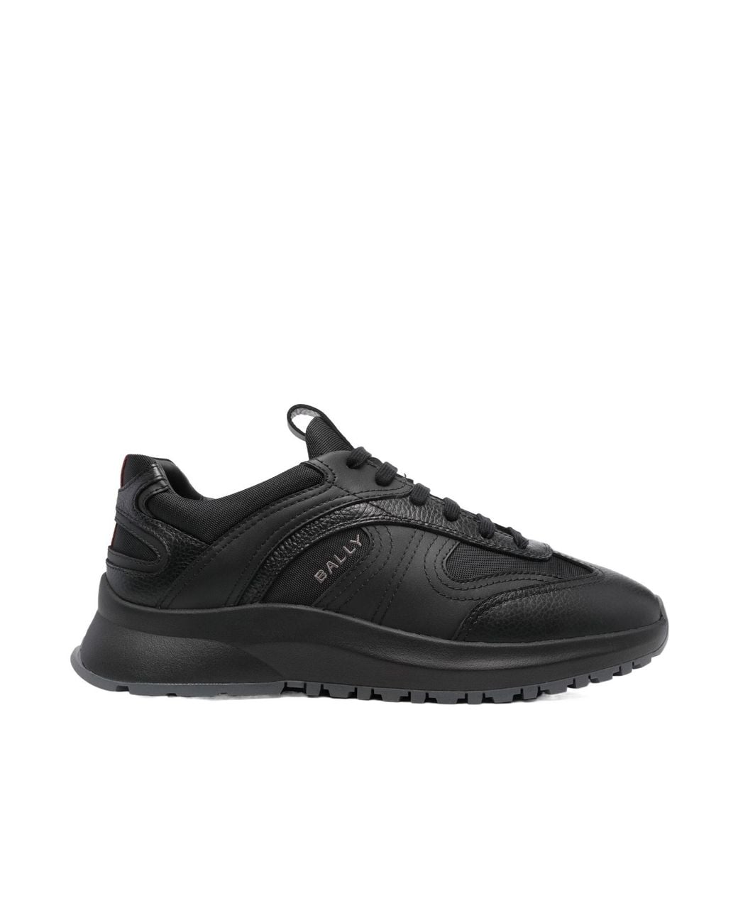 Bally Black Logo-Embroidered Sneakers for men