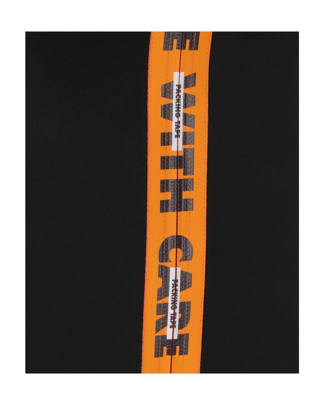 Heron Preston Black Logo Tape Zipped Mini Dress
