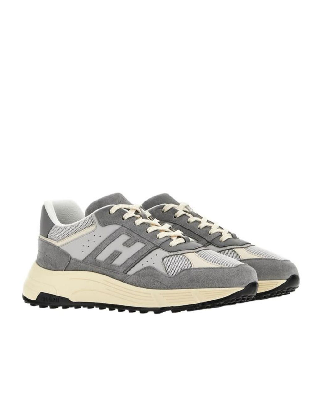 Hogan Gray Hyperlight Side H Detailed Sneakers for men