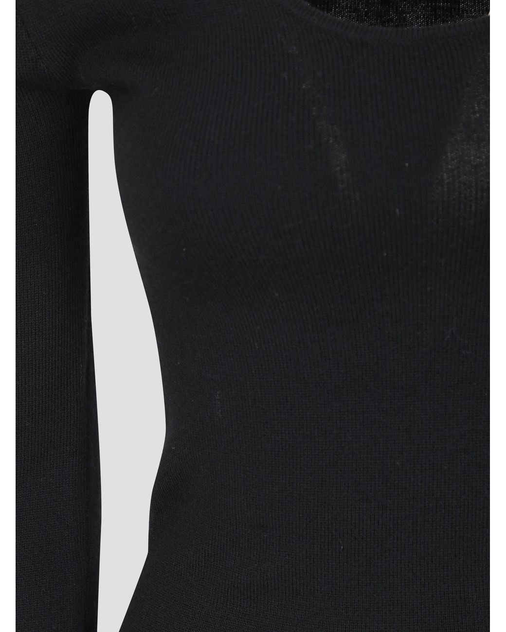 Totême Black Long-Sleeved Knitwear