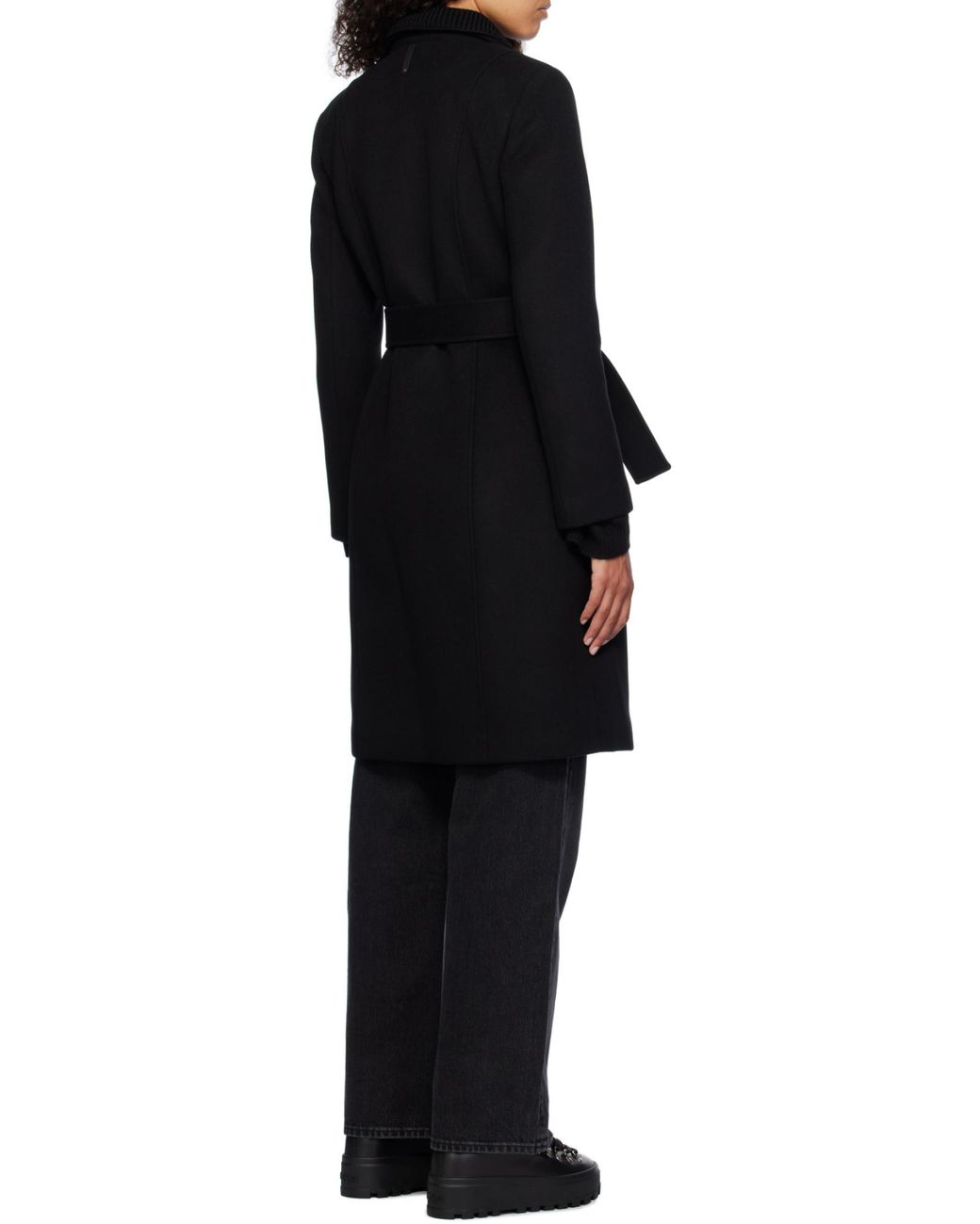 Mackage Black Norita Double-Layer Coat