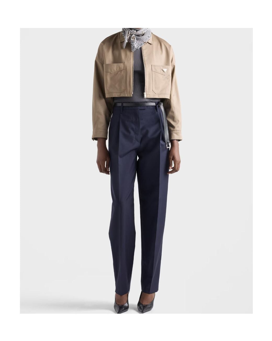 Prada Natural Chino Blouson Jacket